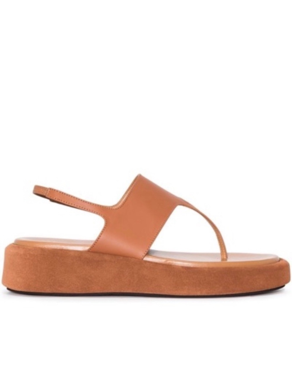 ATP Atelier Tan Platform Leather Sandals